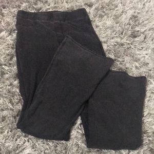 grayish blackish flared pants